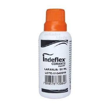 Imagem de Bisnaga de Tinta Corante Indeflex Várias Cores 50 ML Parede, Laranja