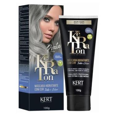 Imagem de Keraton Banho de Brilho Tonalizante Prata 100g - Kert Profissional