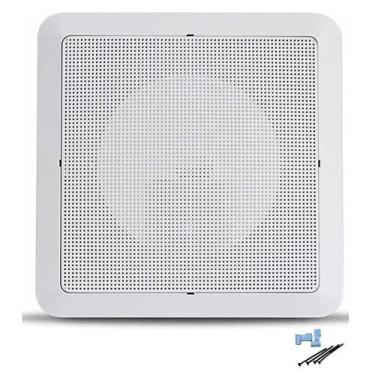 Imagem de Arandela Para Som Ambiente Teto Gesso Quadrada 6 Polegadas - Permak