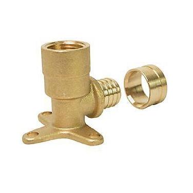 Imagem de Cotovelo Base Fixa Curto 3 Abas 20X1/2" Pex, Emmeti