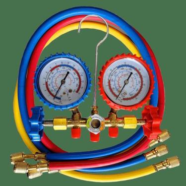 Imagem de Kit Manifold Ar Condicionado Automotivo Carga Gás R134A - Eos / Vulkan