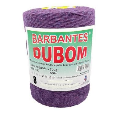 Imagem de Barbante Dubom Roxo Uva - 700Gr - Fio 8 - 550m - Barbantes Dubom