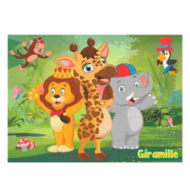 Imagem de Painel festa aniversário Giramille Decoração TNT 1,40 cm - PIFFER