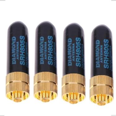 Imagem de Kit 4 Antenas Diamond Para Rádio Comunicador UV-82 e BF-777S - Lellis 