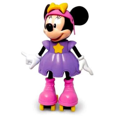 Imagem de Minnie Patinadora Original Elka Boneca Articulada com Falas em Portugu
