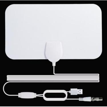 Imagem de Antena Interna + Amplificador de Sinal para Tv Digital 01a - Satelite,