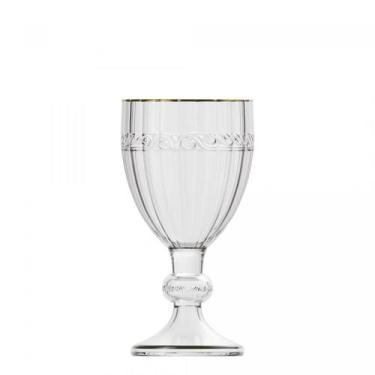 Imagem de Taça Cristal Eco 50ml para Licor Borda Fio de Ouro Avulsa - COLISEU