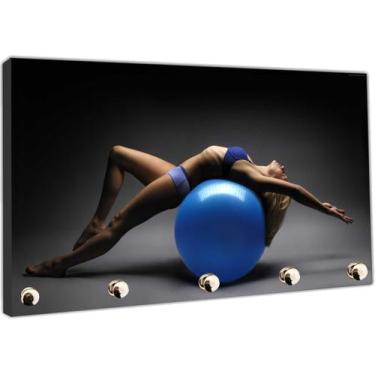 Imagem de Porta Chaves Fitness Academias Educação Física Organizador Chaveiro - 