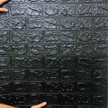 Imagem de 100 Painéis 3d Revestimento Tijolinho 70x70 Autocolante - Rdecors