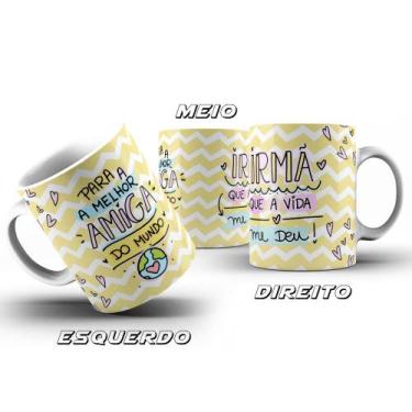 Imagem de Caneca Personalizada Amiga 01 - Zion custon, Branco