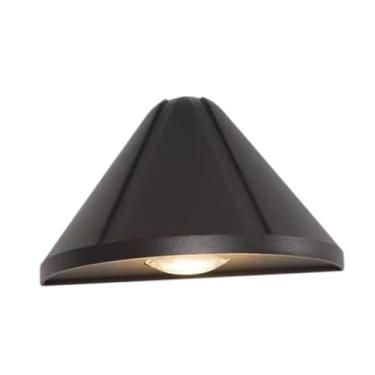 Imagem de Ioensy Luz de parede de Luzes de corredor Resistente à água Multi-cenário Terraço Decoração Iluminação Lâmpada para escada de casa, Preto, Luz Neutra