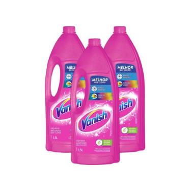 Imagem de 3Un Líquido Tira Manchas Para Roupas Coloridas 1,5L Atacado - Vanish