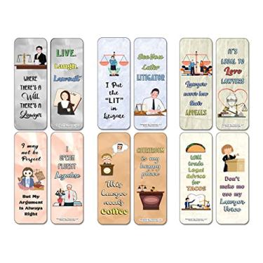 Imagem de Creanoso Marcadores de livro divertidos (10 conjuntos x 6 cartões) – Conjunto de cartas inspiradoras diárias – Cortador de página de livro interessante – Ótimo presente para adultos e profissionais