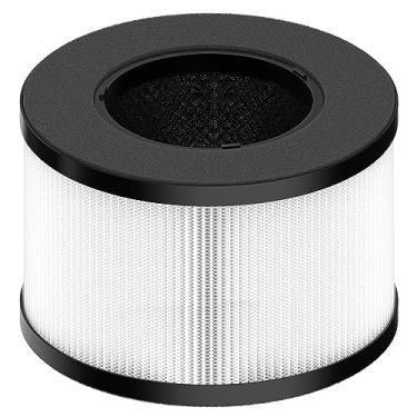 Imagem de Filtro de substituição HEPA BS-03 compatível com purificador de ar PARTU e Slevoo BS-03 HEPA com sistema de filtragem 3 em 1, pacote com 1
