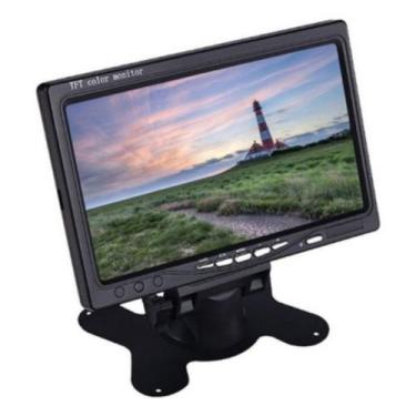 Imagem de Tela Monitor Digital Lcd 7 Colorida  Hdmi  Vga  Av - TFT