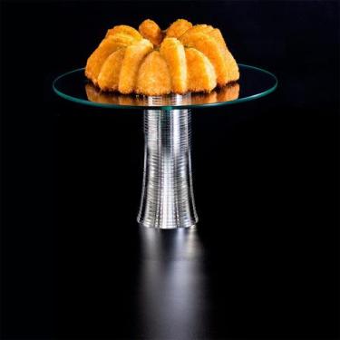 Imagem de Prato Para Bolo Em Vidro Spin Alto - St James