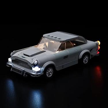 Imagem de Kyglaring LED Lighting Kit (No Model) Designed for Lego 007 Aston Martin DB5 76911 Car Model Building Set - Without Lego Set (Classic Version)