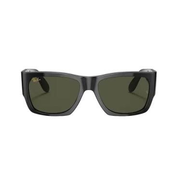 Imagem de Oculos De Sol Nomad 2187 Armação Preto Com Lentes Verdes - Miami Sun -