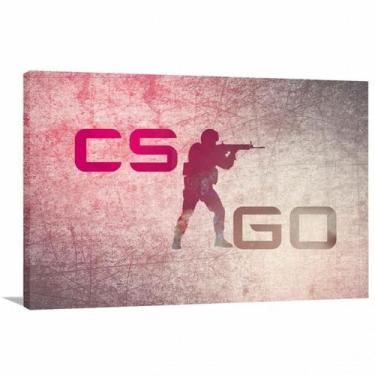 Imagem de Quadro decorativo CSGO - Jogos - Tela em Tecido - Wall Frame