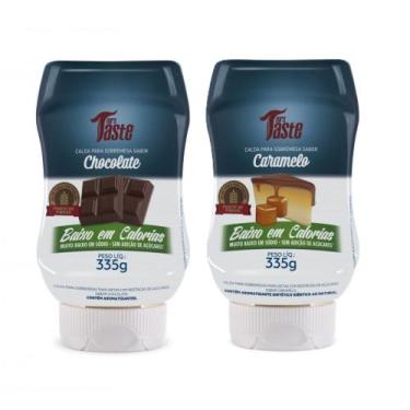 Imagem de Kit Calda Sabor Caramelo + Calda Sabor Chocolate - Mrs Taste 335g - Sm