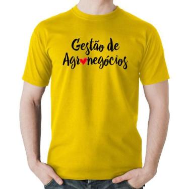 Imagem de Camiseta Algodão Gestão de agronegócios por amor - Foca na Moda, Amare