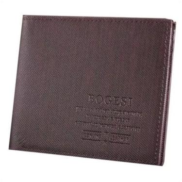 Imagem de Carteira Masculina Slim Couro Pu Premium Executiva De Bolso Para Cartõ