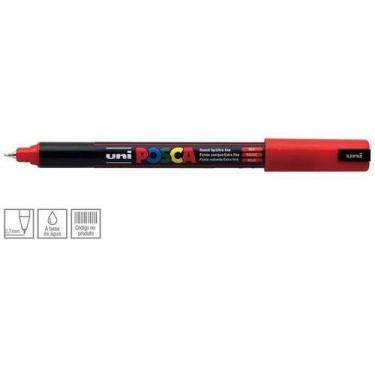 Imagem de PC-1MR  Posca Vermelho Extra Fina 0.7 mm - UNI