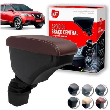 Imagem de Apoio de Braço Compatível com Kicks 2016 A 2025 preto cost. - NEGOSAC