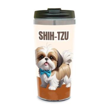 Imagem de Copo Térmico Pet Lover Shih-Tzu 450 Ml Inox - Belley