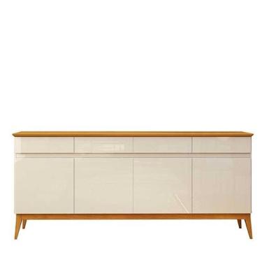 Imagem de Buffet 190cm Sala Jantar 4 Portas Magnum EDN Off White/Cedro