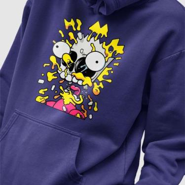 Imagem de Blusa Moletom Genuine Grit Masculino Estampado Algodão 30.1 Simpsons B