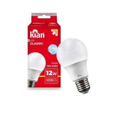 Imagem de Lampada bulbo led 12w 3000k kian