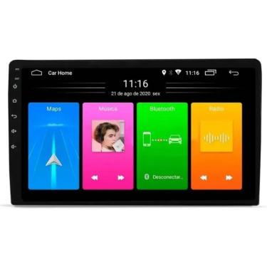 Imagem de Central Multimídia Android 9 Pol 2/32Gb Carplay Gps WiFi Rádio Bt - Vision 8990CP