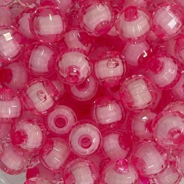 Imagem de Miçanga bolinha globinho passante sextavada 8mm 100gr aprox. 390 pçs -