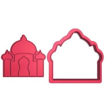 Imagem de Cortador Marcador Biscoito Castelo Palacio Aladin Rei - DOCE IMPRESSO,