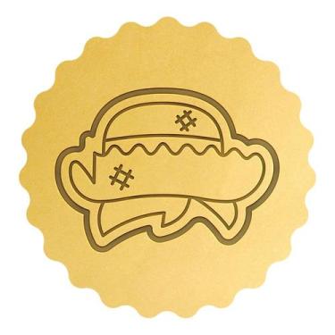 Imagem de Cortador Biscoito Festa Junina Chapéu Caipira Menino - DOCE IMPRESSO, 