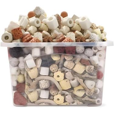 Imagem de MmygTxdt Aquarium Filter Media Bio Balls 5.5lbs Bio Balls for Aquarium Filter,Pond Filter Media with Filter Bag