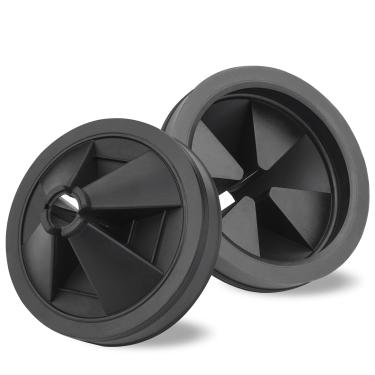 Imagem de Protetor contra respingos de lixo, pacote com 2 defletores de pia de 8,3 cm de diâmetro de alimentos para triturador de resíduos de alimentos, coleira de proteção contra respingos, capa de borracha EPDM, capa de substituição silenciosa Ullnosoo para Waste King, Whirlaway, GE Disposer