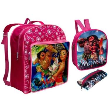 Imagem de Mochila Escolar Para Crece Com Lancheira E Estojo Menina - sem marca