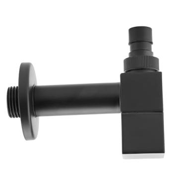 Imagem de Torneira da Máquina de Lavar Roupa, Torneira Preta de água Fria para Lavanderia Com Montagem na Parede Com Rosca G1 2 para Varanda, Pia, Jardim (Torneira para máquina de lavar