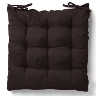 Imagem de Almofada Assento Cadeira Futton Futon 40x40cm Cores Diversas 100% Poliéster (Marrom)