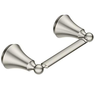 Imagem de Moen CSI YB5208BN Wynford Suporte de papel higiênico giratório, níquel escovado