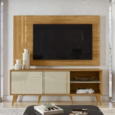 Imagem de Rack Bancada e Painel para TV de 60 polegadas Cronos - Madetec, Cumaru