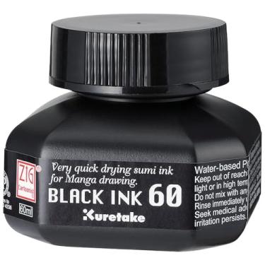 Imagem de Kuretake Tinta para caneta Zig Cartoonist altamente opaca, preta