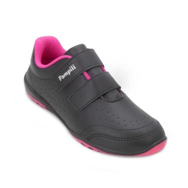 Imagem de Tênis Pampili Infantil PP25-16920, 34, Preto, Pink