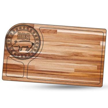 Imagem de Tábua de Carne para Churrasco Teca BBQ 7 - LAZERBR