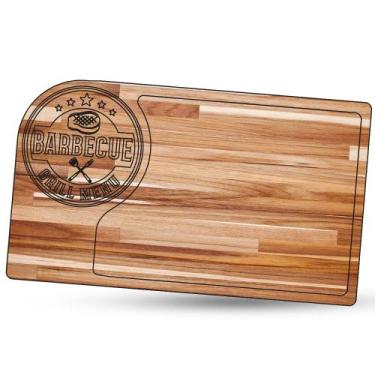 Imagem de Tábua de Carne para Churrasco Teca BBQ 8 - LAZERBR