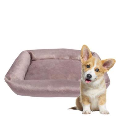 Imagem de Caminha Pet Quadrada Para Gatos e Cachorros Velboa Veludo Suede Imperm