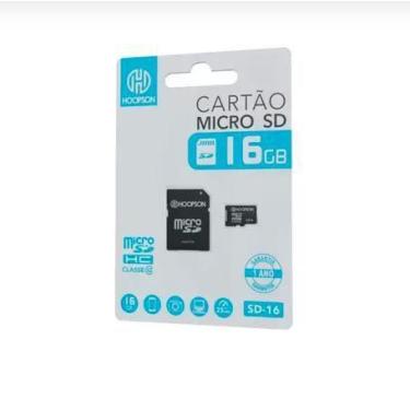 Imagem de Cartao De Memoria Micro Sd 16gb Classe 10 - Hoopson