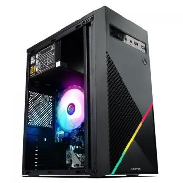 Imagem de Gabinete Gamer Liketec Basic One V2  Mid Tower Acrilico LED USB S/Fan 